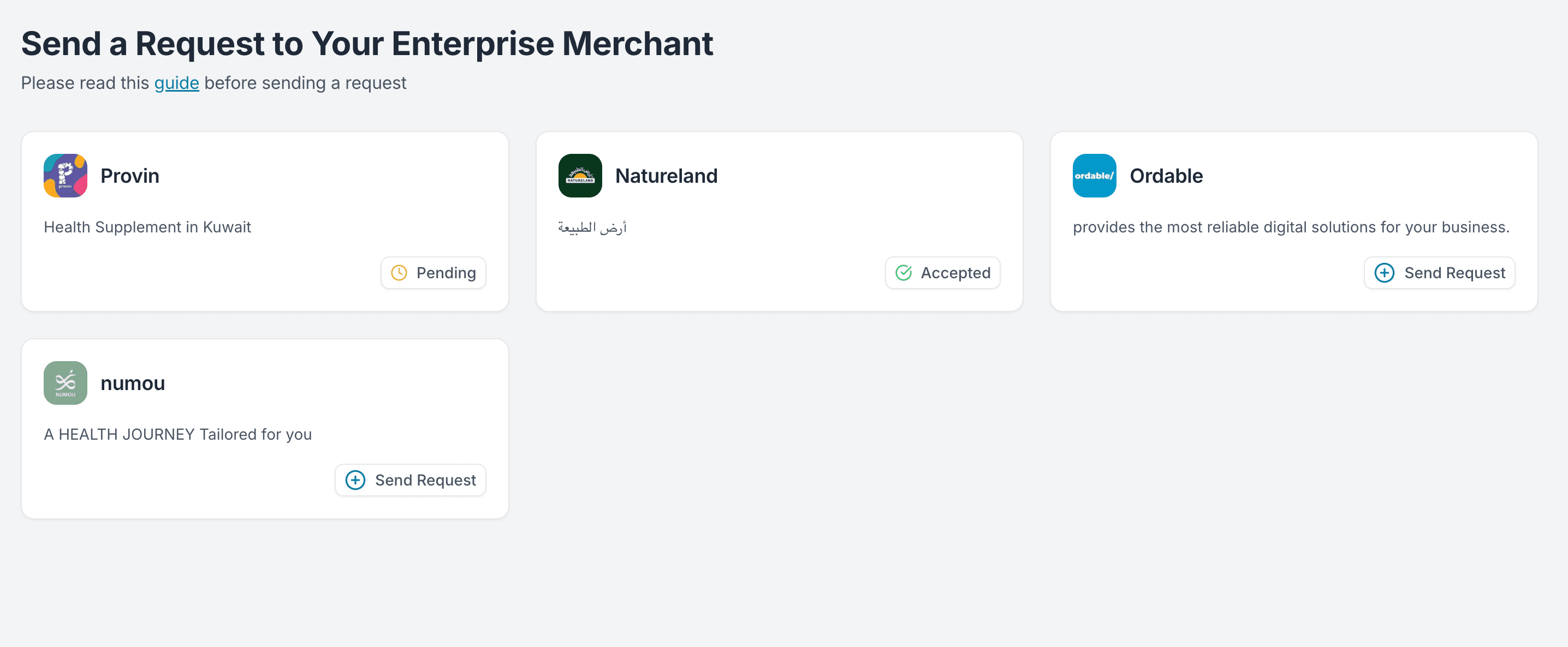 Add Enterprise Merchant